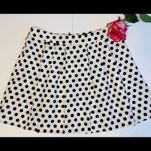 Forever 21 skirt polka dot mini skirt.